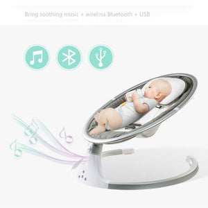 Baby Electric Cradle Appease Swing Bed Newborn Smart Rocking Chair Infant Shaker With Music - MOUALHANE