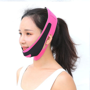 Double Chin Face Bandage Slim Lift Up Anti Wrinkle Mask Strap Band V Face Line Belt Women Slimming Thin Facial Beauty Tool - MOUALHANE