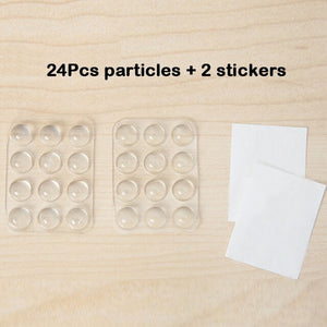 24Pcs/Lot Transparent Silica Gel Baby Safety Child Protection   Shock Absorbers Security Prevent Collision Door Stoppers Drawer - MOUALHANE