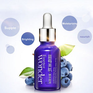 Skin Care Whitening Moisturizing Wonder Natural Blueberry Essence Hyaluronic Acid Liquid Anti Wrinkle Anti Aging Energetic Serum - MOUALHANE