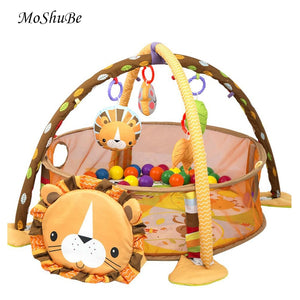 Multifunctional Baby Game Gym Play Mat Climbing Mat Fitness Rack Infant Educational Toys Rug Blanket Ball Pit Activity Pool - MOUALHANE