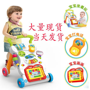 Baby Walker Cart Baby Early Childhood Educational Baby Multi-functional Baby Walker with Music Toy on Behalf - MOUALHANE