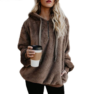 Warm Pregnant Women's Clothing Maternity Famale Coat Autumn Winter Hoodies Street Sweaters for Pregnant Women S-XXXXL Clothes - MOUALHANE