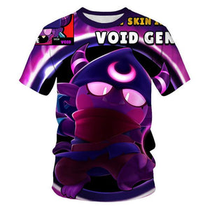 2019 summer new children shooting game t-shirt men's 3D printing T-shirt cartoon short-sleeved boy / girl shirt - MOUALHANE