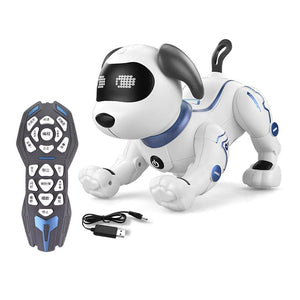 Induction toy Dog Control Dog Smart Robot Electronic Pet Interactive Program Dancing Walk Robotic Animal Toy Gesture Following - MOUALHANE