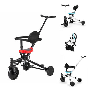 Portable Children Pushchair Baby Trolley Multifunctional Child Tricycle - MOUALHANE