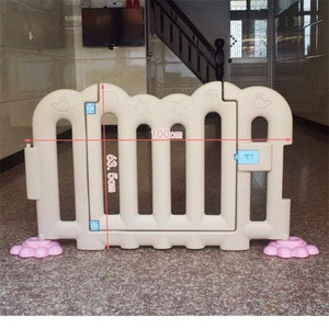 Children's play Fence Nursery Barrier Baby Indoor Home Game Toy Baby Plastic Fence Outdoor Garden - MOUALHANE