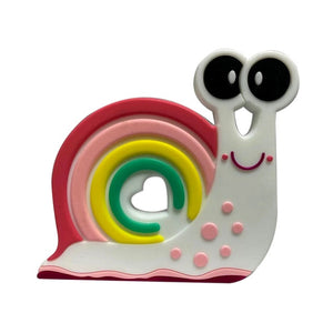Woel Well 1Pcs Silicone Teether snails Baby Teether Toy BPA Free Chewable Silicone Teething Toys For Infant Gift Baby Care - MOUALHANE