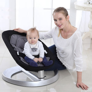 Baby Bocking Chair Mute setting Manually adjustable Children's Shaker Bed With Baby Sleepy Baby Artifact - MOUALHANE