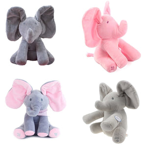 Wholesale Elephant Plush Toy Sing And Play Elephant Plush Stuffed Toys Interactive Funny Baby Doll Cute Animal Electronic Toys - MOUALHANE