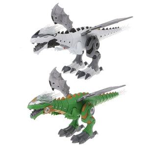 Amazing Spray Electric Dinosaur Toy Walking Spray LED Light Up Sound Dinosaur Toy Dinosaur Robot Model Boy toys - MOUALHANE