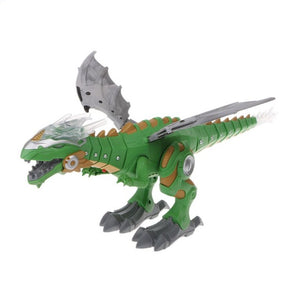 Kids Amazing Electric Dinosaur Toy Walking LED Light Up Sound Spray Dinosaur Robot Model Boy Baby Educational Birthday Xmas Gift - MOUALHANE