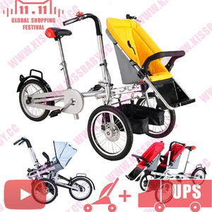 cycling shopping travling taga bike baby stroller carriers for mom & baby - MOUALHANE