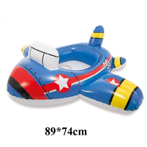 Cartoon Baby Swimming Pool Swim Seat Ring Float  For 0-2 Years Rattle inside,Fire Rescue, Patrol Boat,Summer Toys - MOUALHANE