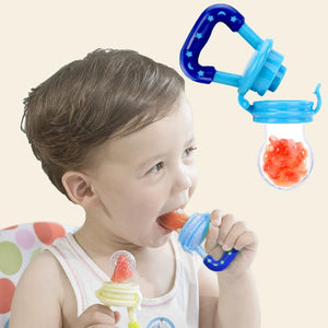 Fresh Fruit Vegetable Food Milk Safe Silicone Nibbler Toddler Baby Pacifier Newborn Infant Feeding Fake Nipple Soother Feeder - MOUALHANE