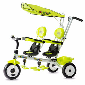 Popular  design   twins trolley two kids tricycle  baby stroller - MOUALHANE