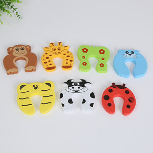 Child Safety Protection Baby Safety Cute Animal Security Card Door Stopper Baby Newborn Care Child Lock Protection From Children - MOUALHANE