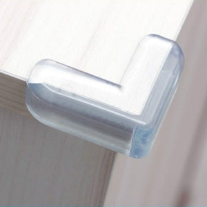 4Pcs/set Baby Safety L Shape Transparent Protector Cover Table Corner Guards Children Protection Furnitures Edge Corner Guards - MOUALHANE