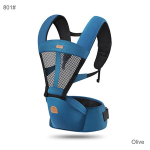 Ergonomic Baby Carrier Backpack 0-48 Months Bebe Sling Hipseat Kangaroo Backpack Front Carry Pouch up to 25KGS 3-48 Months - MOUALHANE