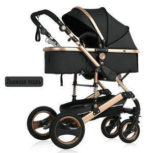 2019 new baby trolley high landscape 3 to 1 baby stroller double faced children free shipping in four seasons in Russia - MOUALHANE