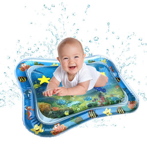 Inflatable Infants Tummy Time Activity Mat Baby Play Water Mat Toys for Kids Mat Summer Swimming Beach Pool Game Baby Gyms Mat - MOUALHANE