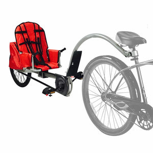 Children's Bicycle Trailer Suit For 3-10ages Kids, 1 Passenger Bicycle Trailer, Single Baby Bike Jogger can Load 88LBS - MOUALHANE