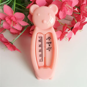 Cartoon Floating Lovely Bear Baby Water Thermometer, Kids Bath Thermometer Toy, Plastic Tub Water Sensor Thermometer - MOUALHANE