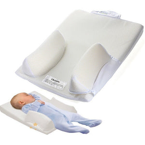 Newborn Baby Infant Sleep Positioner Baby Safe Anti Roll Sleep Prevent Flat Head Shape anti-turn over anti-swelling milk pillow - MOUALHANE