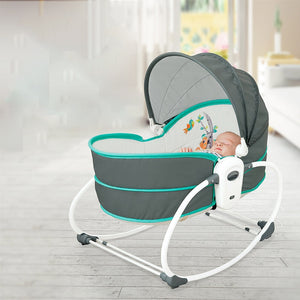 Baby electric cradle vibration crib in the bed rocking chair automatic comfort chair shaker can sit on the recliner basket - MOUALHANE