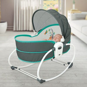 Baby electric cradle vibration crib in the bed rocking chair automatic comfort chair shaker can sit on the recliner basket - MOUALHANE